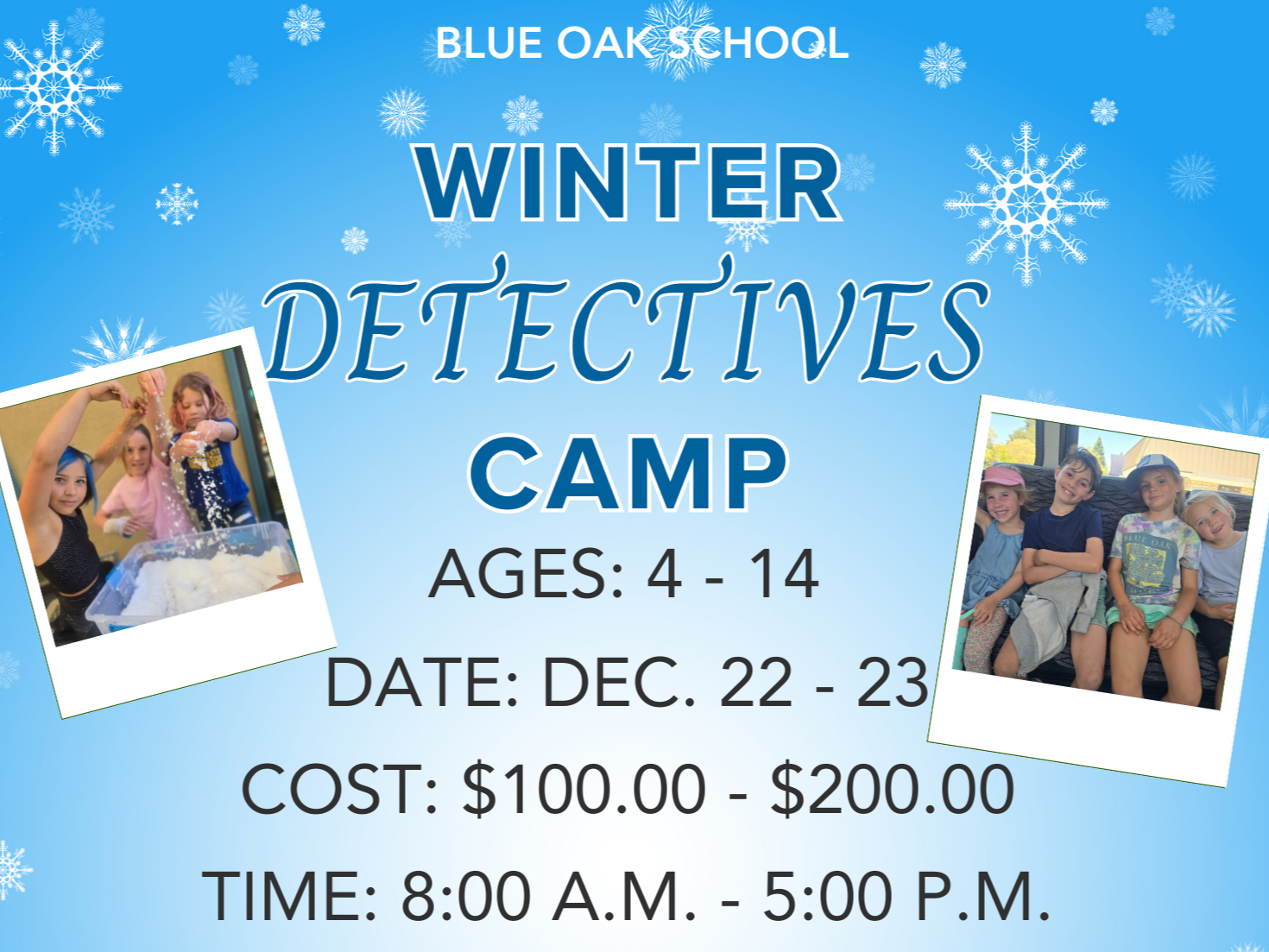 School Year Camps