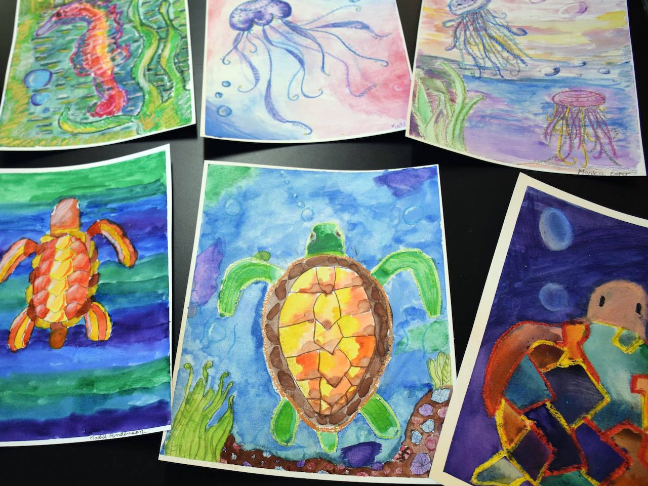 Ages 8-14 weekly art classes