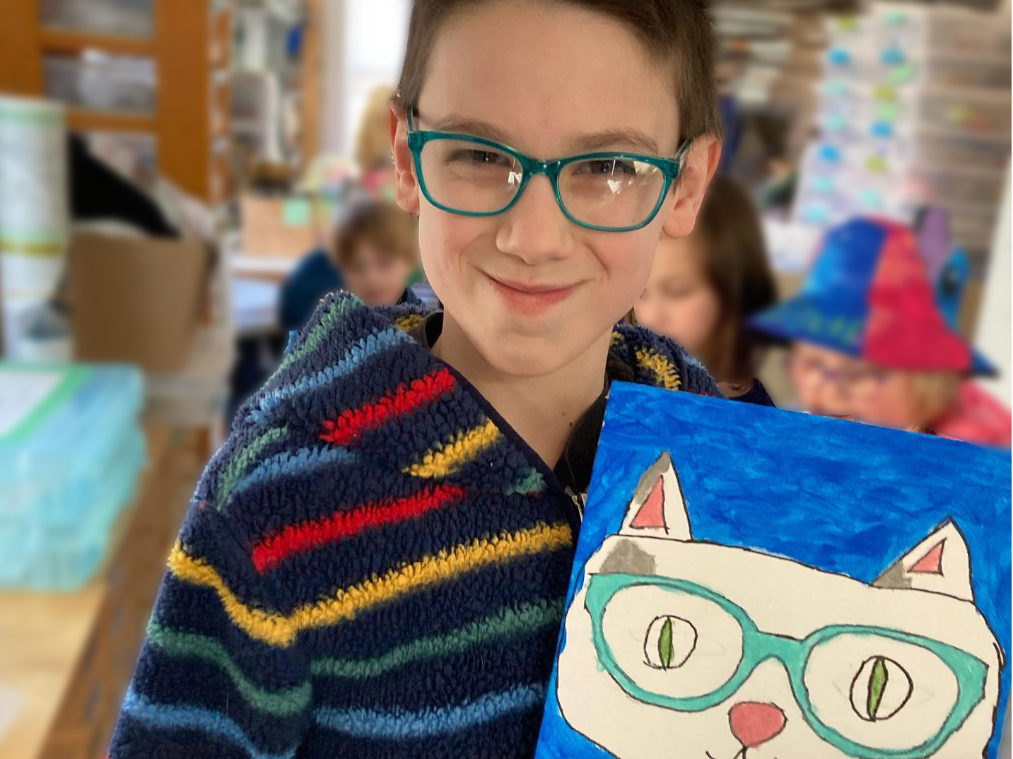 Ages 6-8 weekly art classes