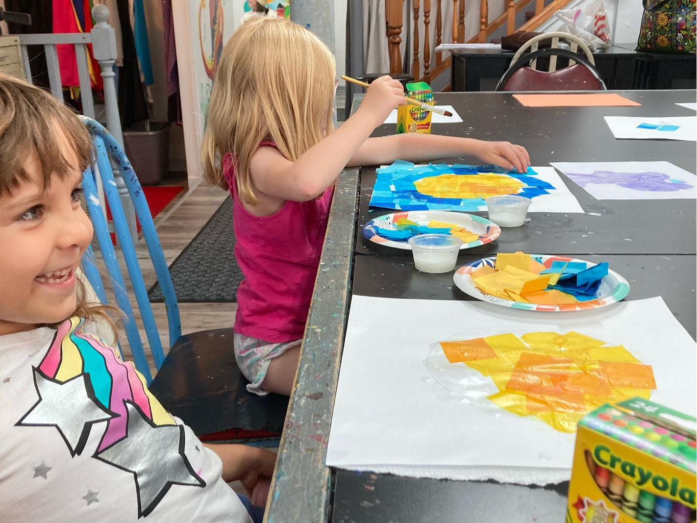 Ages 6-8 weekly art classes: July-August session