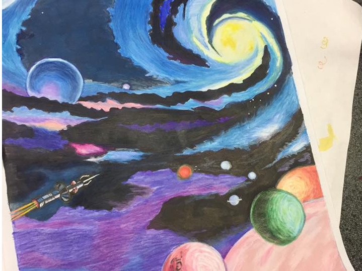 Ages 8 & up weekly art classes: July-August session