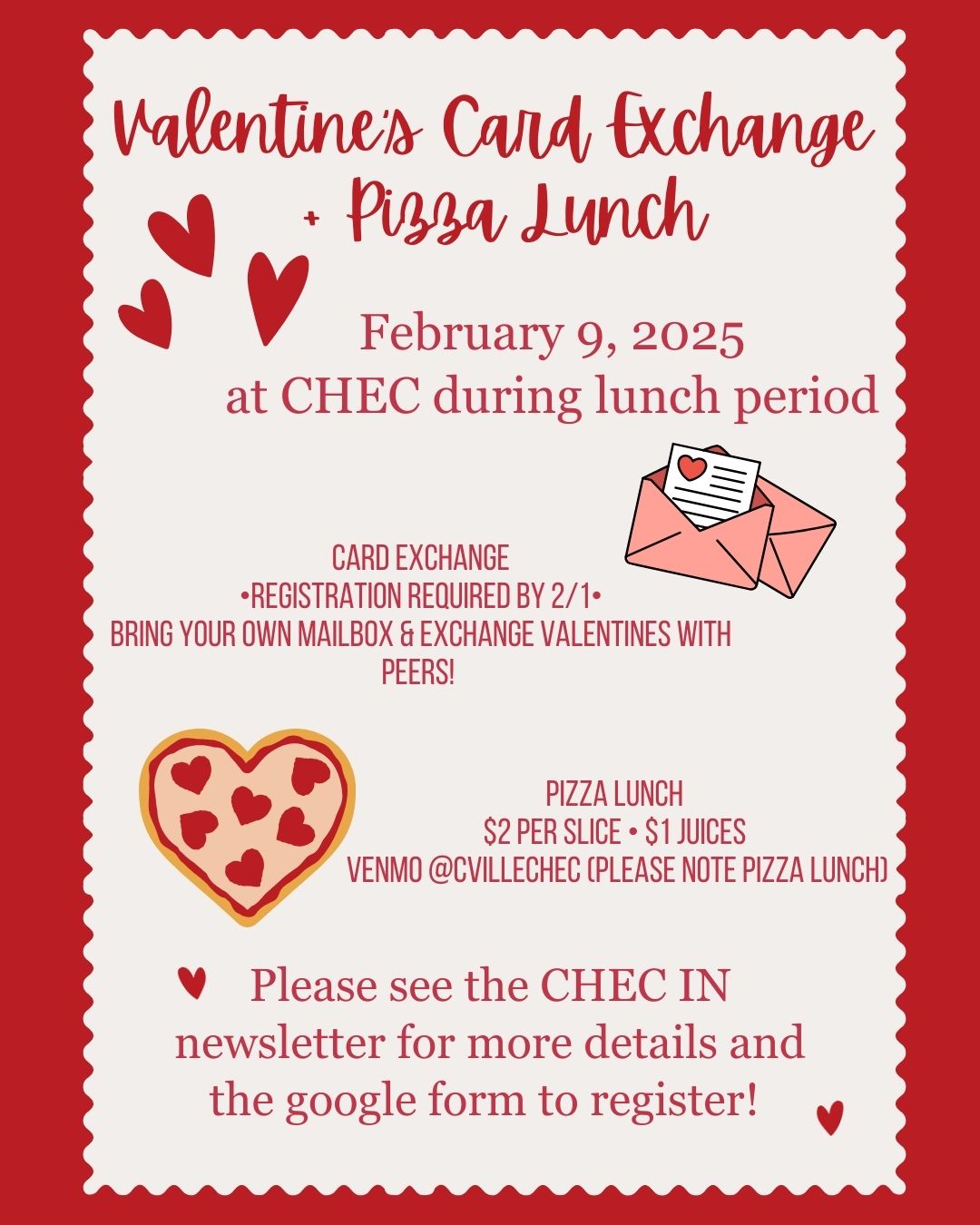 Valentine's Day Exchange + Pizza Party