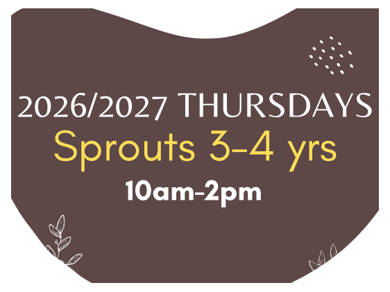SPROUTS Ages 3-4 yrs